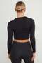 Teddy Bear Embroidered Crop Bodysuit - 4