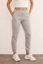 Text Printed Jogger Sweatpants with Elastic Waist - 2