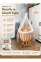 Basket Crib Beige Pompom Sleeping Set