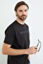 Slogan Embossed Crew Neck T-Shirt - 2