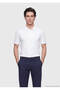 White Plain Polo Neck 100% Cotton T-Shirt - 2