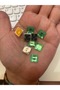 1 cm Green Square Plastic Paving Stone 50 Pcs - 3