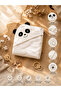 Cute Hooded Baby Bath Towel & 100% Cotton - Panda Embroidered & Towel - Soft & Water Absorbent - 7
