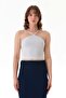 Ribbed Cross Strap Crop Body - 8