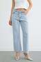 High Waist Jeans with Stones - 8