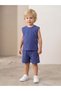Baby Boy Cotton Sleeveless T-Shirt and Shorts Set - 6