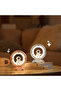WHITE Rechargeable LED Table Lamp Home Touch Dimmable Eye Table Lamp For Bedroom Creative Children A - 2