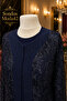 Hesna Large Size Stone Embellished Jacket Stylish Mother Evening Dress Set - 7