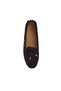 Lacivert Kadın Süet Loafer - 4