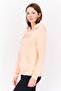 Women Regular Fit Long Sleeve Outdoor Sweatshirts, Peach - 3