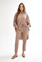 Mink Crepe Trousers - Front Pleated