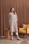 Basic Striped Knitwear Mink Loose Fit - 4