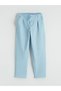 Alita City Lcw Kids Blue Elastic Waist Pleated Boys' Trousers with a Difference - 3