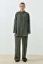 Striped Modal Suit Green - 8