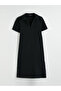 Original Polo Collar Slit Dress - 5