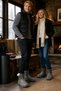 Gray Color 45-46 Size Luxurious Stylish Waterproof Woolen Short Boots