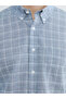 Nevavm Regular Fit Checkered Men's Shirt with Difference - 4