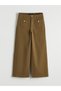 Two Mt Shop Quality Lcw Jeans Khaki Denim Straight Culotte High Waist Wide Leg Women's Jean Pants - 5