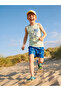 Nevavm Printed Boy's Swimsuit Set with Difference