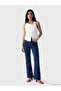 Nevavm Asymmetrical Collar Women's Jean Vest with Difference - 3
