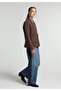 Fashion Fit Women's Light Brown Jacket with Snap Fasteners and Lining - 3