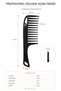 Hair Lightening Hairdresser Comb 25 cm Wide Tooth Detangling Curling Comb - 7