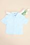 Striped Buttoned Girls' Shirt - 3