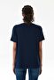 Teddy Bear Embroidered Wrinkle Fabric Oversize T-Shirt - 3