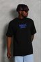 Men's Printed T-Shirt Short Sleeve Crew Neck Regular Fit T-Shirt - Black Mariposa Secret - 2