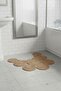 Jute Double-Sided Washable Toilet Seat Cover - Geometric Patterned Bath Mat (36X50 cm) - 6