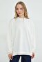 Basic Crew Neck Oversize Sweatshirt - 5