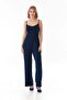 Modal Jumpsuit with Straps and Zipper