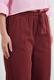 Gabardine Trousers with Tassels and Elastic Waist - 5