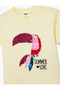 Sequined Sequined Short Sleeve Crew Neck Cotton T-Shirt - 6