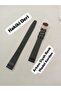 12 mm Compatible Watch Band - Black Color Flat Model, Genuine Leather Design - Rose Color Buckle, , (Second Item in the Cart Is 100 Tl.) - 5