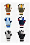 100% Acrylic, Stretch Fabric Colors Boys' Gloves (Ages 4-10) - 6