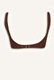 Regular Fit Wrinkled Textured Brown Bikini Top E0206Ax25Sm - 7