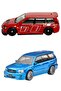 Premium 2005 Mitsubishi Lancer Evolution Ix Wagon and 2004 Subaru Forester Sti 2-Piece Set Jhw - 2