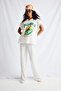 Wide Leg Pocketed High Waist Linen Blend Thin Fabric Trousers F5024Ax25Sp - 2