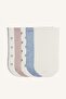 Women's Floral Invisible 5-Piece Cotton Sneaker Socks I3474Axns