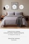 Line Cotton Duvet Cover Set 4 Piece Striped Satin Duvet Cover Set Gray | Hotel Duvet Cover - 4