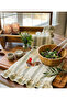 Green Striped Linen Embroidered Kitchen Cloth 40*60cm