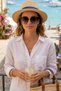 Woman uv400 black gold accessory oversize sunglasses 23016 c2 - 4