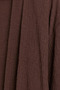 Buttoned Shirt Collar Wrinkled Knitted Dress - 3