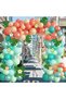 Other As picture 124pcs Hawaiian-Themed Balloon Garland Set, Featuring Retro Pink, Skin Tones, and - 4