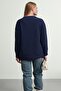 Women's Wool Blend Soft Textured Premium Quality Crew Neck Knitwear Sweater - 5