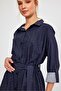 ALEXANDERGARDY ADJUSTABLE SLEEVES BIRTED SHIRT DRESS (B23-1403 00) - 4