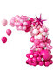 Other As picture 112pcs pink Balloon Arch wreath set, pink ballo with rose exploding stars and pink - 6