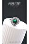 Heart Figure Waterway Zircon Stone Steel Plated Ring
