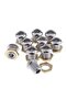 10pcs 1/2" Drum Air Vent With Gasket Bass Tom Snare Drum Parts Accessories - 5